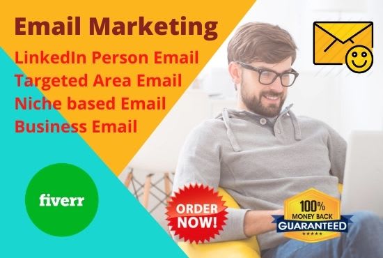 I will provide a targeted email list and email marketing