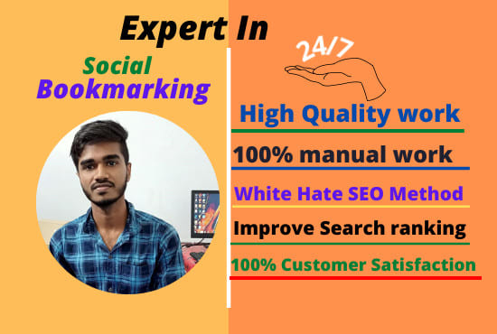 I will provide manually 45 social bookmarking backlink services