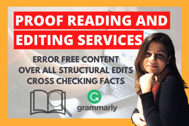 I will provide proofreading and professional editing services