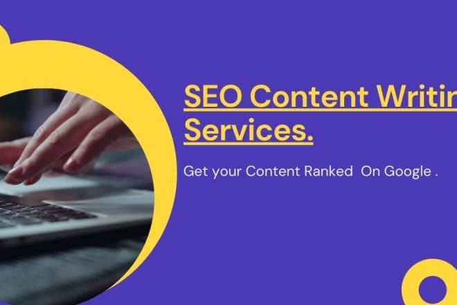 I will provide seo writing services