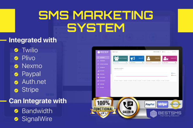 I will provide you professional messaging SMS marketing application