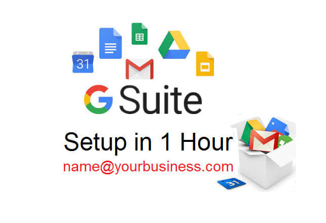 I will quickly setup g suite, google apps, gmail in 1 day