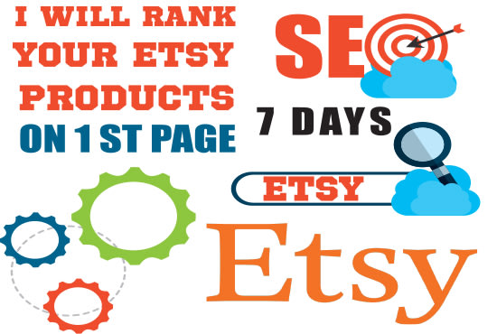 I will rank etsy products on 1st page