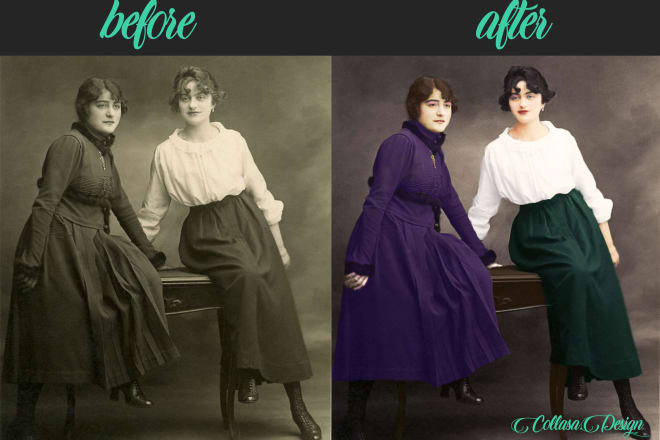 I will recolor and fix your old photos