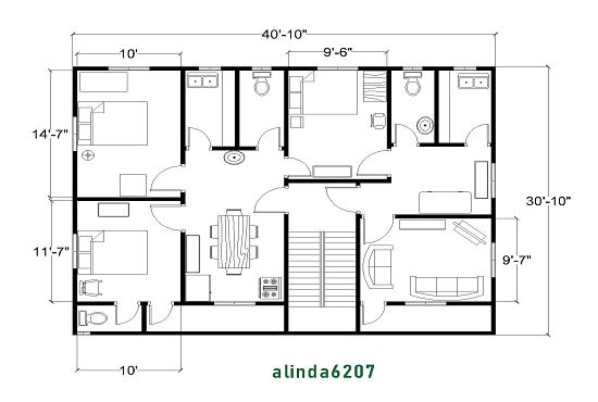 I will redraw 2d floorplan from pdf to dwg