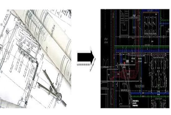 I will redraw floor plan in autocad