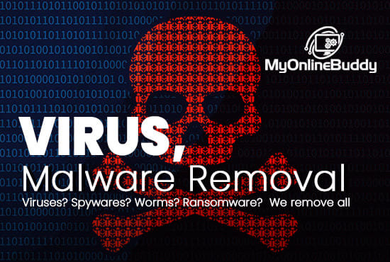 I will remove virus, worms, spyware, trojans, adware and malware