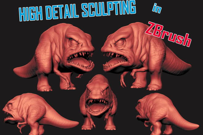 I will sculpt any toy, miniature or figurine in zbrush for 3d printing