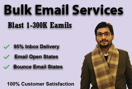 I will send bulk emails and email blast
