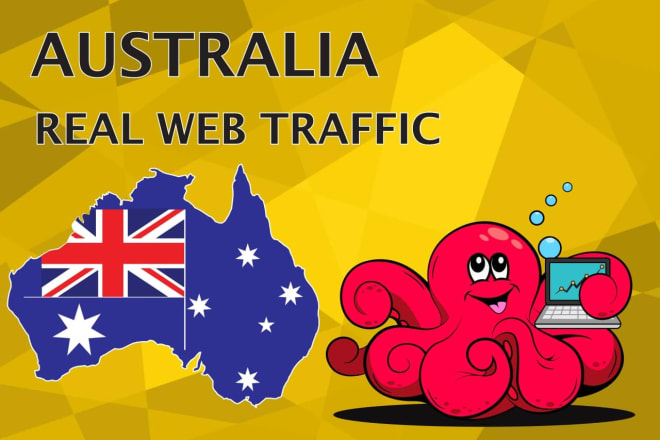 I will send niche targeted organic australia website traffic
