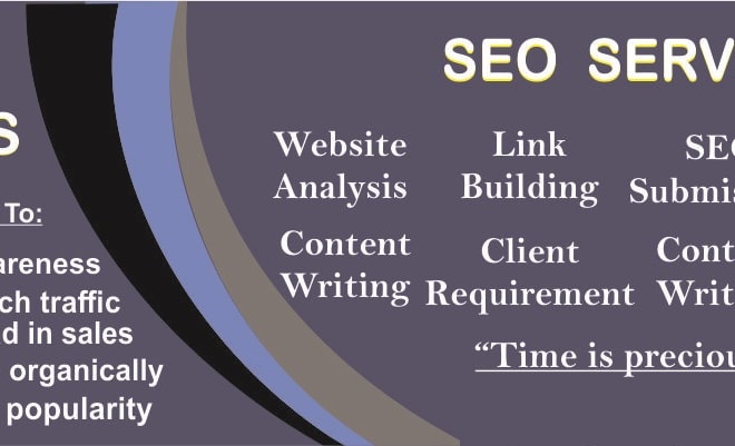 I will seo services, website content, digital marketing, social