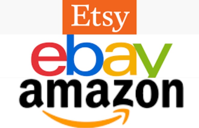 I will set up etsy seller account, ebay seller account, amazon seller central account,