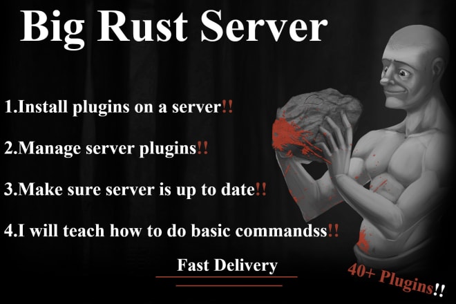I will setup a big rust servers plugins
