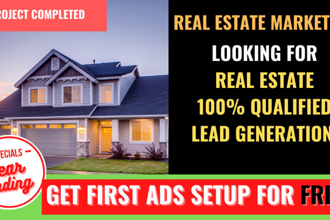 I will setup real estate buyers lead campaign using facebook ads