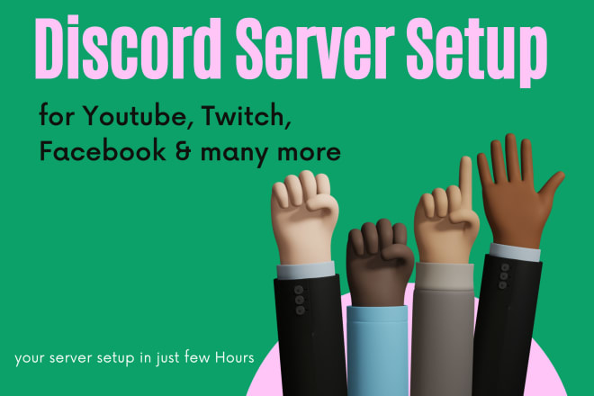 I will setup your discord server within 24 hours