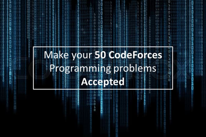 I will solve 50 beginner level codeforces problems