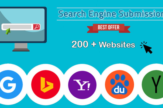I will submit 200 popular search engine submission
