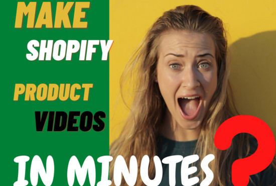 I will tell you how to make shopify product videos in minutes