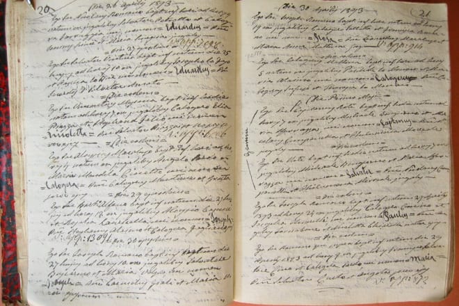 I will transcribe and translate your ancient and difficult to read italian documents