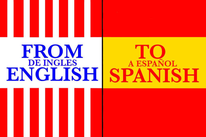 I will translate from english to spanish traduccion de ingles a espaÑol