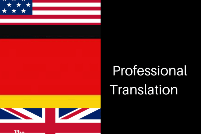 I will translate german text into english text