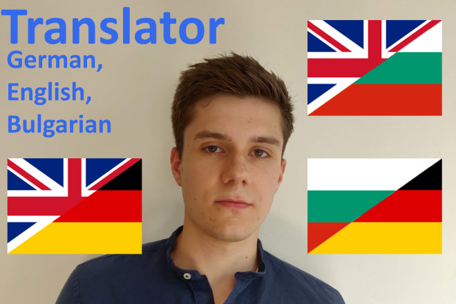 I will translate your text in german, english, or bulgarian