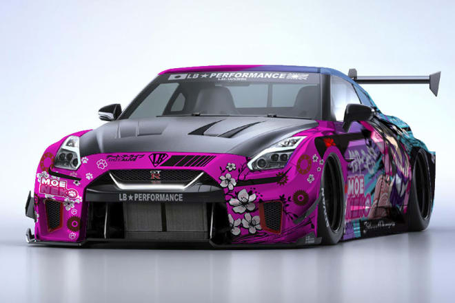 I will wrap the car with itasha decal vector design to beautify your vehicle nissan gtr