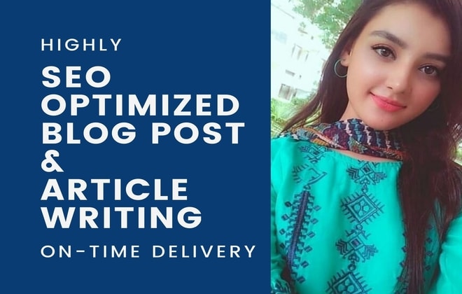 I will write 1500 words SEO article blog post, content writer