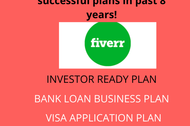 I will write a business plan for investment, loan, or self guide