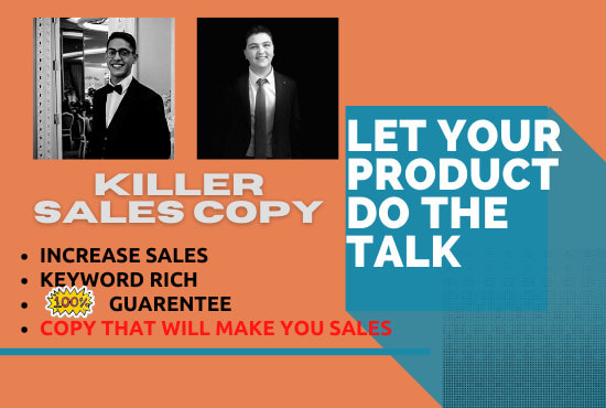 I will write a killer sales copy that will explode your profits in 2021