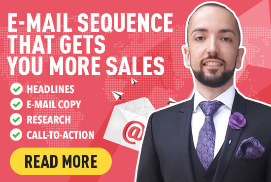 I will write a powerful email sequence that sells like crazy