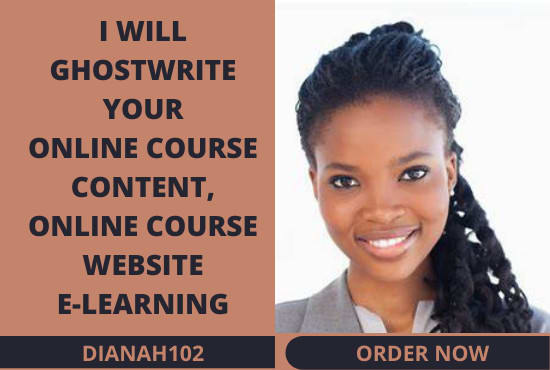 I will write online course content,online course,online course creation