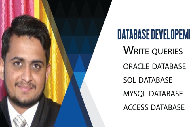 I will write queries in sql database access database oracle database and mysql database