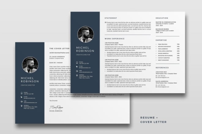 I will write, rewrite, and design resume, cover letter, cv and optimize your linkedin