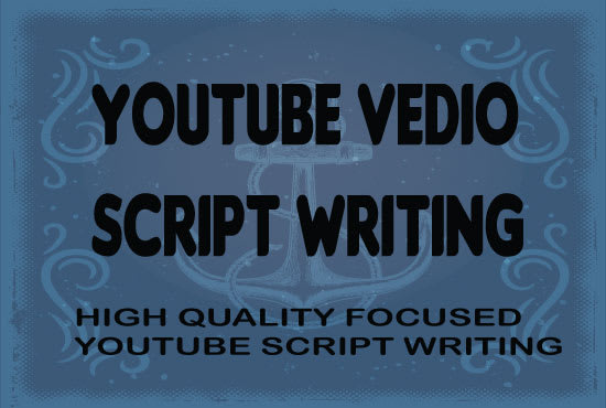 I will write screenplay, youtube video script, do story writing