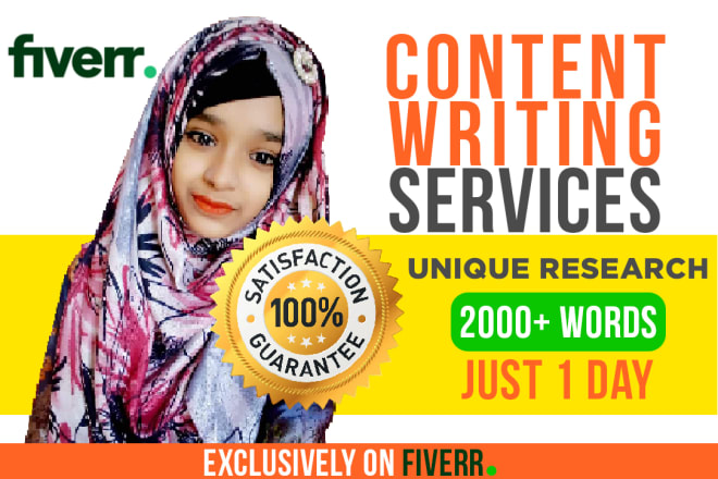 I will write SEO friendly and creative web content for your website