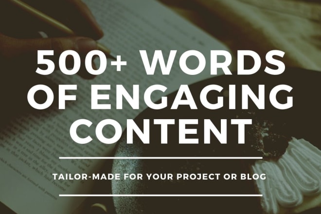 I will write SEO optimized content for your blog