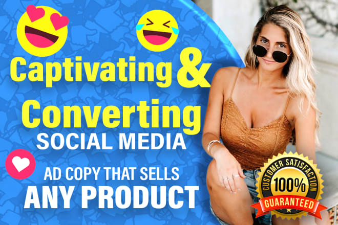 I will write social media sales copy for your brand, business, or ad