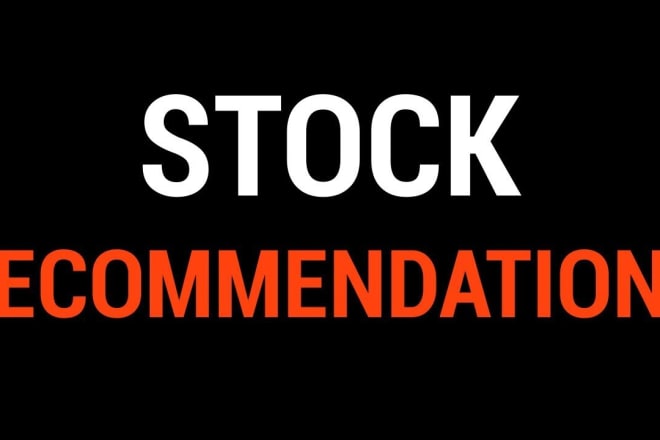 I will write stock recommendations articles for your website blog