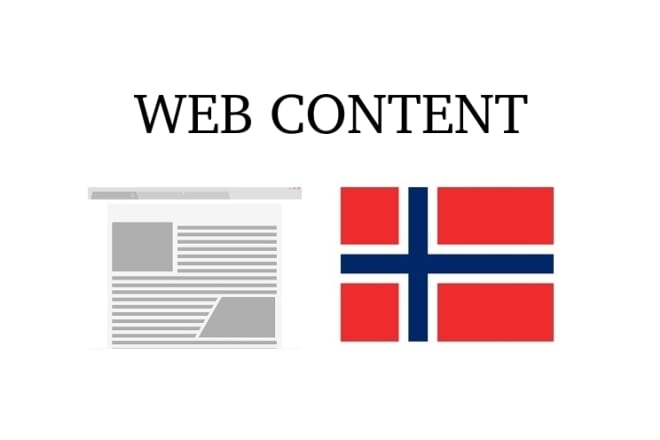 I will write unique web content in norwegian