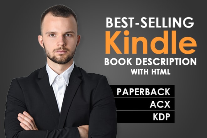 I will write your best selling kindle book description
