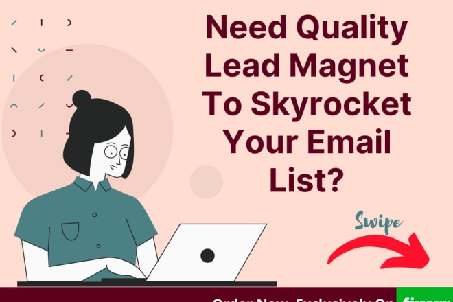 I will write your lead magnet ebook and checklist