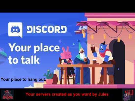 I will make the discord server that you desire