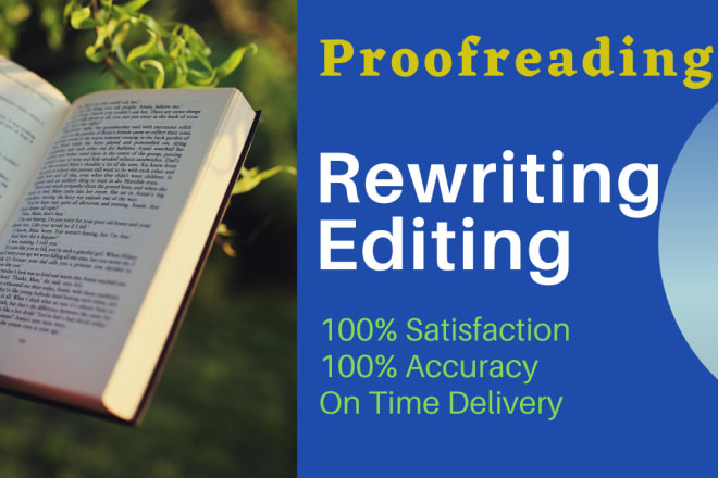 I will proofread and edit your document professionally