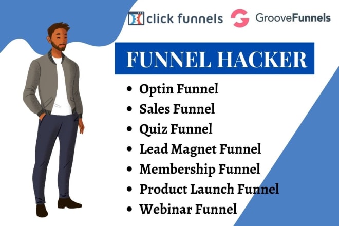 I will setup sales funnel and lead generation funnel on clickfunnels and groovefunnels