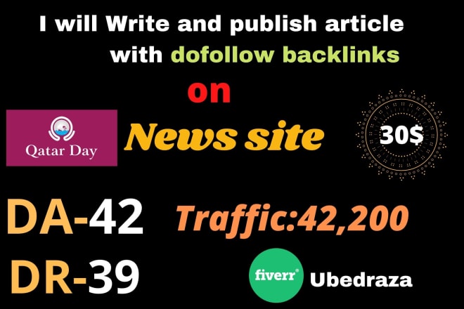 I will write and publish a guest post on qatar day da 44 news guest post
