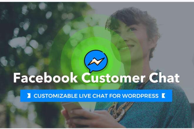 I will add facebook messenger live chat to your website