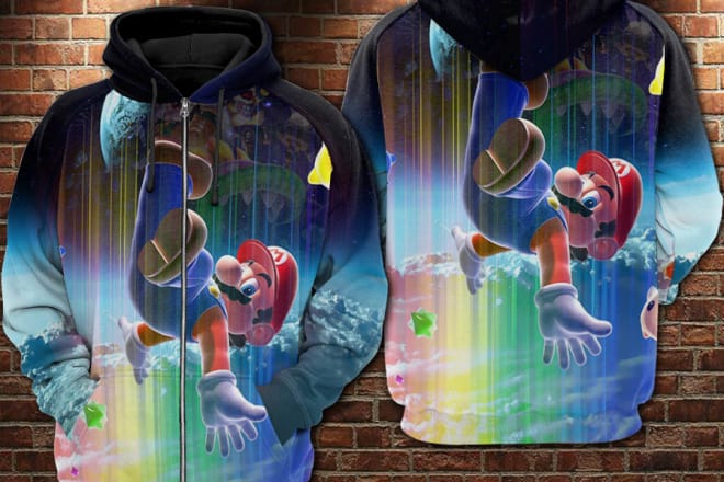 I will all ove tshirt, hoodie sublimation design for you
