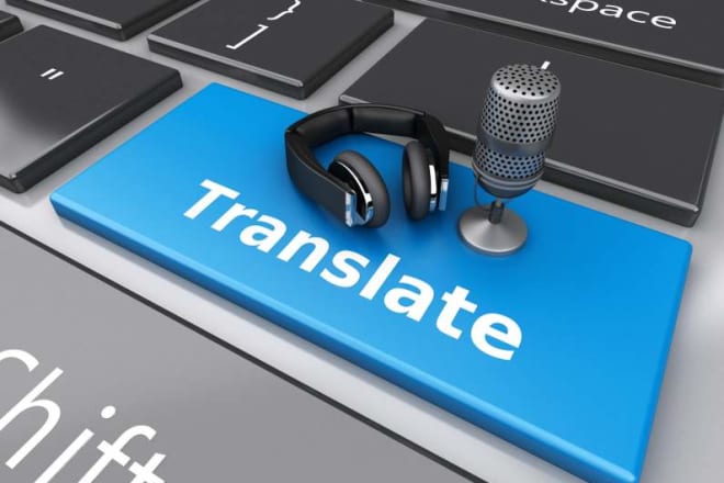 I will all type of translation work for you
