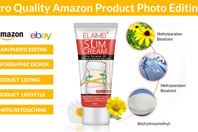 I will amazon product photo editing, product infographic, and lifestyle images